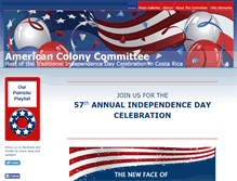 Tablet Screenshot of americancolonycr.org
